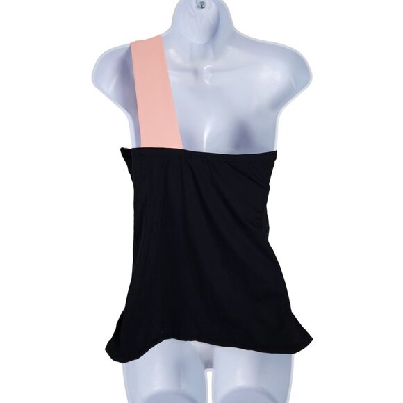 Tempt Me Womens One Shoulder Tummy Control Tankini Swimsuit Top & Bottoms Size L - Picture 5 of 12